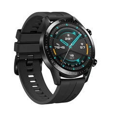 Huawei Watch GT 2 46mm Matte Black fekete sport okosóra
