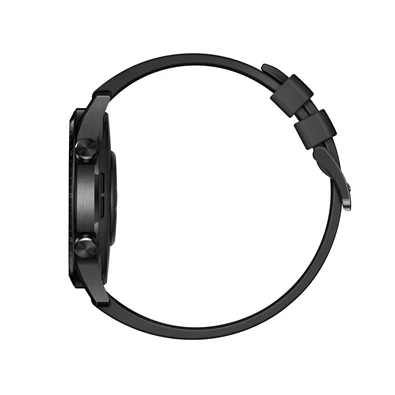 Huawei Watch GT 2 46mm Matte Black fekete sport okosóra