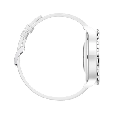 Huawei Watch GT 3 Pro (43mm) fehér bőr pántos fehér okosóra