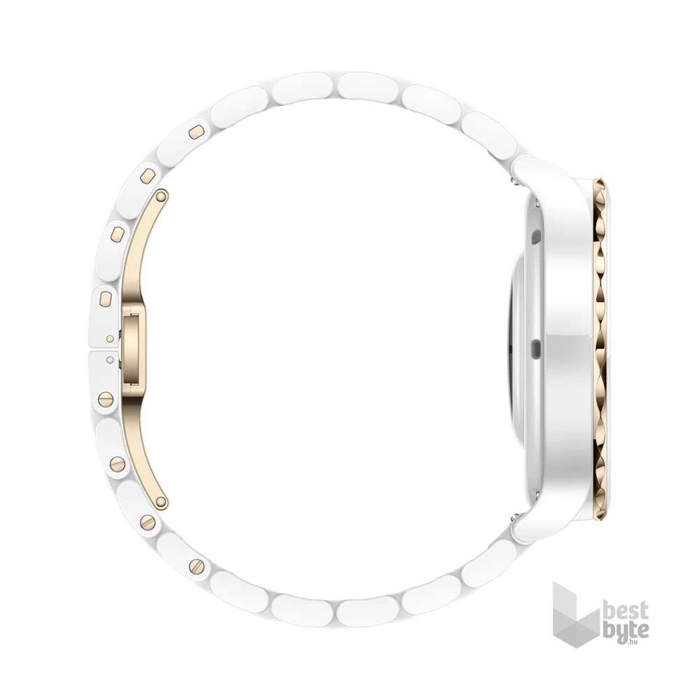 Huawei Watch GT 3 Pro (43mm) fehér fém pántos fehér okosóra