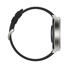 Huawei Watch GT 3 Pro (46mm) fekete szilikon pántos ezüst okosóra (Újracsomagolt)