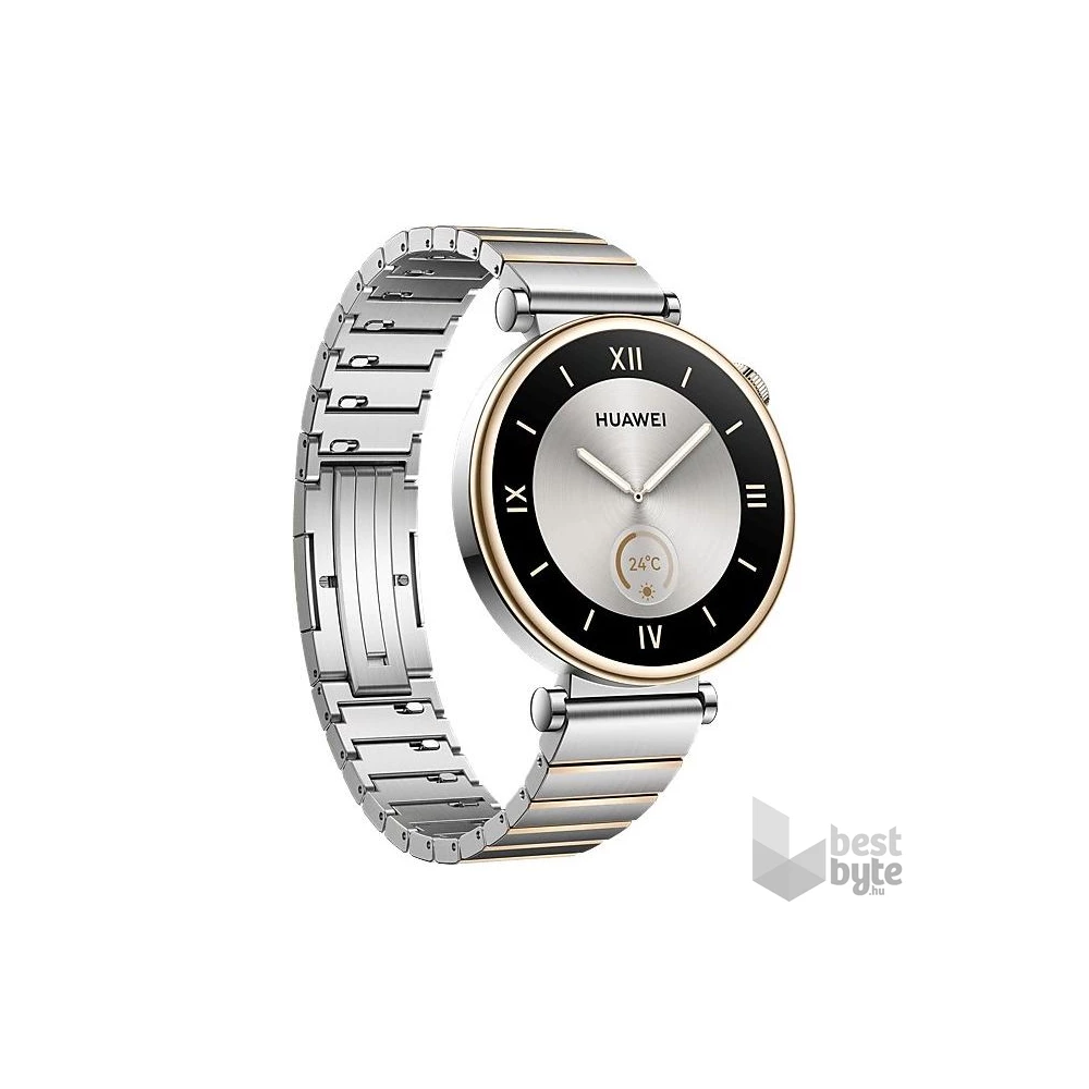 Huawei Watch GT 4 (41mm) rozsdamentes acél szíjas okosóra
