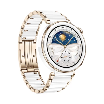 Huawei Watch GT 5 Pro (42mm) kerámia fehér okosóra
