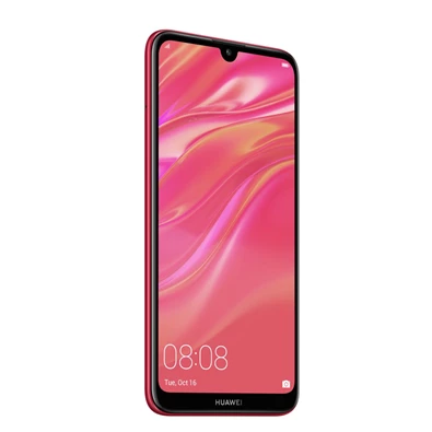 Huawei Y7 2019 3/32GB DualSIM kártyafüggetlen okostelefon - korall (Android)