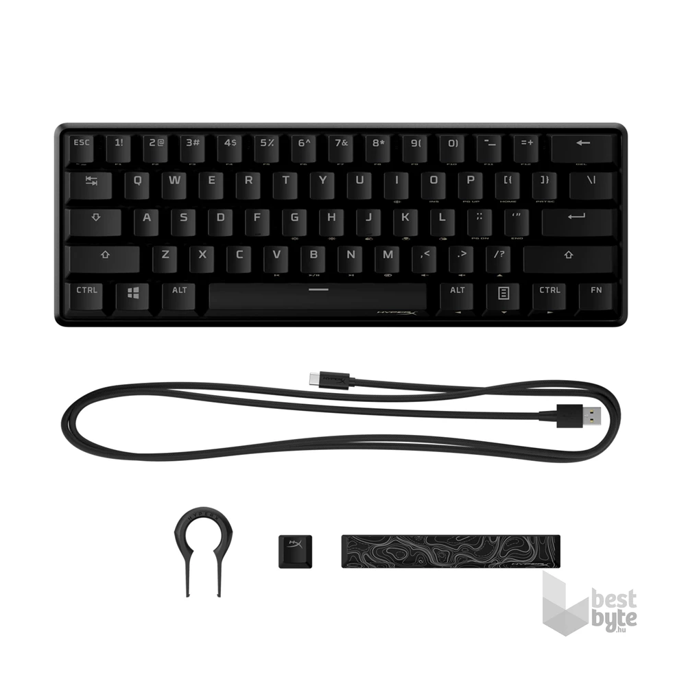 HyperX Alloy Origins 60 mechanikus US gamer billentyűzet