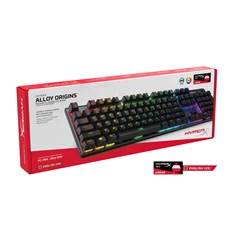 HyperX Alloy Origins (HyperX red) US világító mechanikus gamer billentyűzet