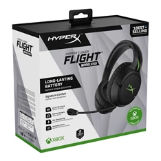 HyperX CloudX Flight vezeték nélküli fekete gamer headset