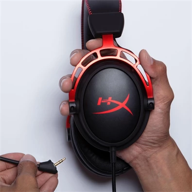 HyperX Cloud Alpha 3,5 Jack fekete-vörös gamer headset