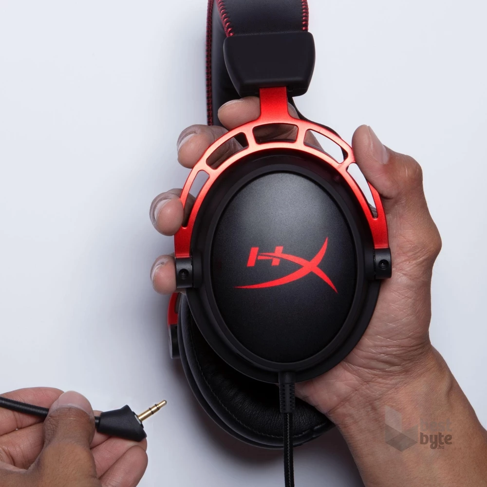 HyperX Cloud Alpha 3,5 Jack fekete-vörös gamer headset