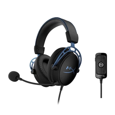 HyperX Cloud Alpha S 3,5 Jack kék-fekete gamer headset