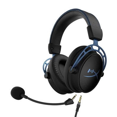 HyperX Cloud Alpha S 3,5 Jack kék-fekete gamer headset