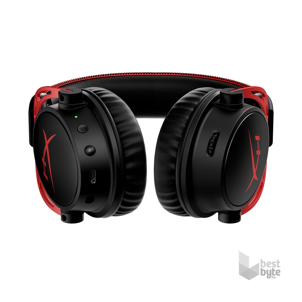 HyperX Cloud Alpha Wireless fekete gamer headset