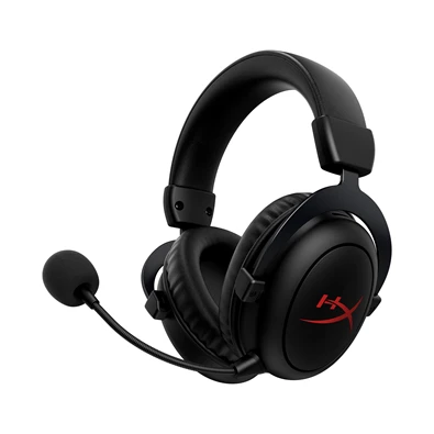 HyperX Cloud Core Wireless fekete gamer headset