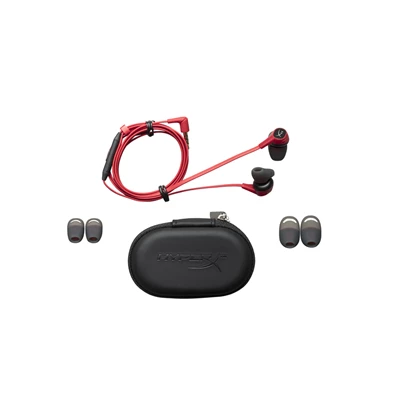 HyperX Cloud Earbuds 3,5 Jack piros gamer fülhallgató