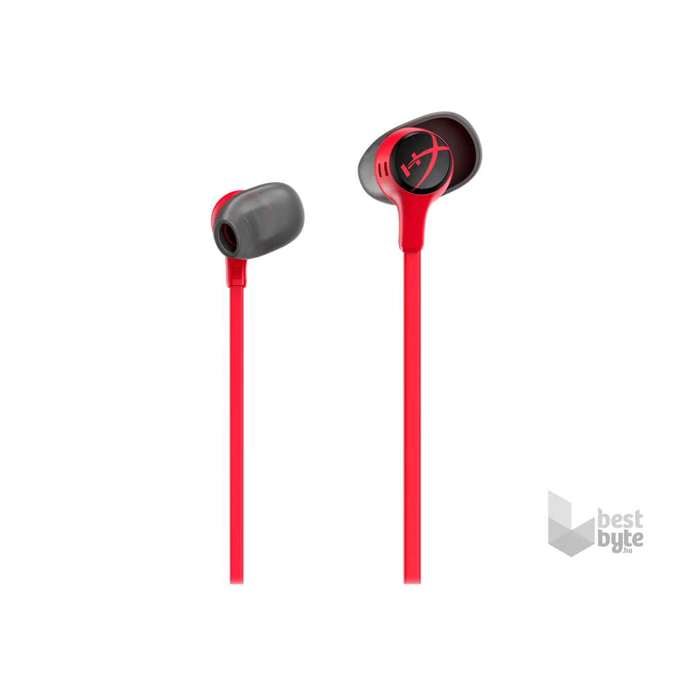 HyperX Cloud Earbuds II piros vezetékes mikrofonos fülhallgató