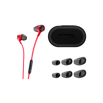 HyperX Cloud Earbuds II piros vezetékes mikrofonos fülhallgató