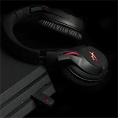 HyperX Cloud Flight vezeték nélküli fekete gamer headset