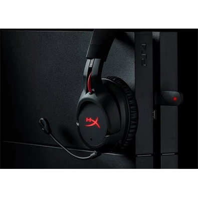 HyperX Cloud Flight vezeték nélküli fekete gamer headset