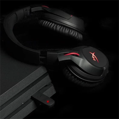 HyperX Cloud Flight vezeték nélküli fekete gamer headset