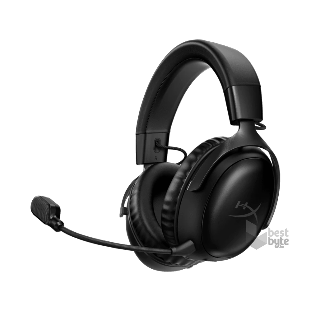 HyperX Cloud III Wireless fekete gamer headset