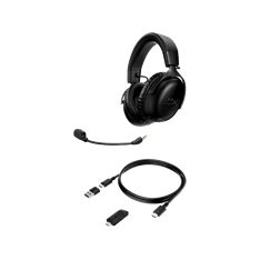 HyperX Cloud III Wireless fekete gamer headset