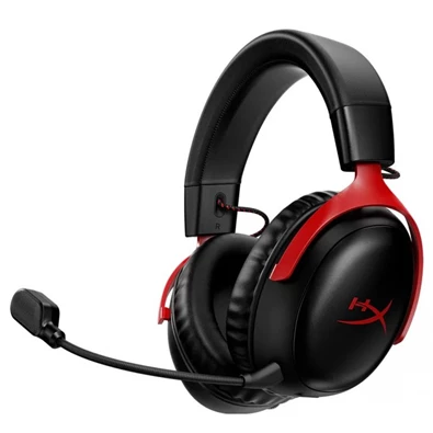 HP Renew HyperX Cloud II Wireless fekete-piros gamer headset - Újracsomagolt