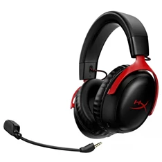 HP Renew HyperX Cloud II Wireless fekete-piros gamer headset - Újracsomagolt