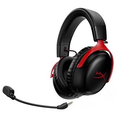 HP Renew HyperX Cloud II Wireless fekete-piros gamer headset - Újracsomagolt