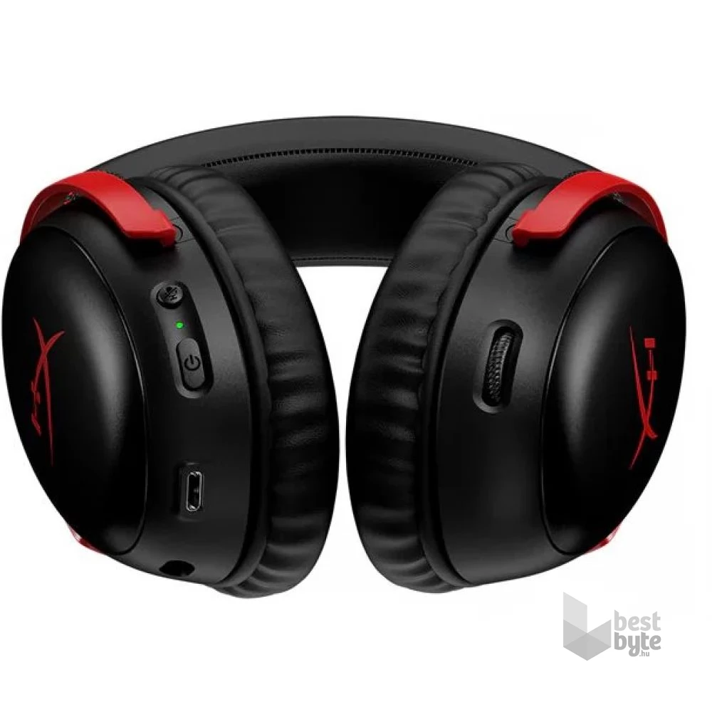 HP Renew HyperX Cloud II Wireless fekete-piros gamer headset - Újracsomagolt