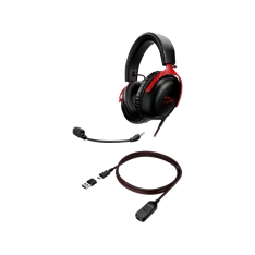 HyperX Cloud III fekete-piros gamer headset