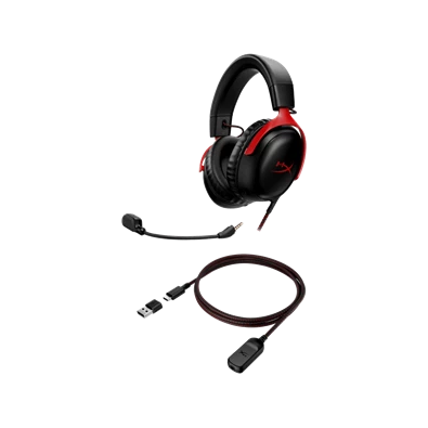HyperX Cloud III fekete-piros gamer headset