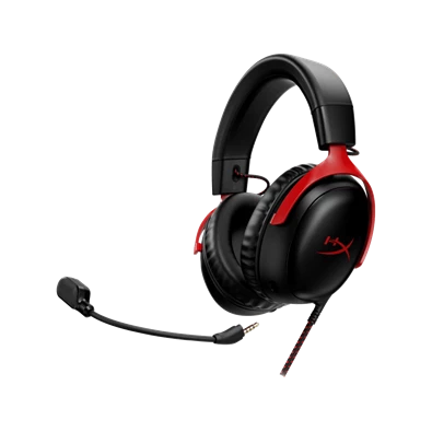 HyperX Cloud III fekete-piros gamer headset