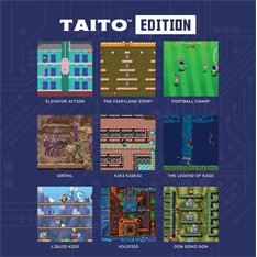 Hyper Mega Tech Retro Gaming 2.8”/IPS/Taito Edition/18 beépített játék/hordozható játékkonzol