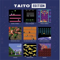 Hyper Mega Tech Retro Gaming 2.8”/IPS/Taito Edition/18 beépített játék/hordozható játékkonzol