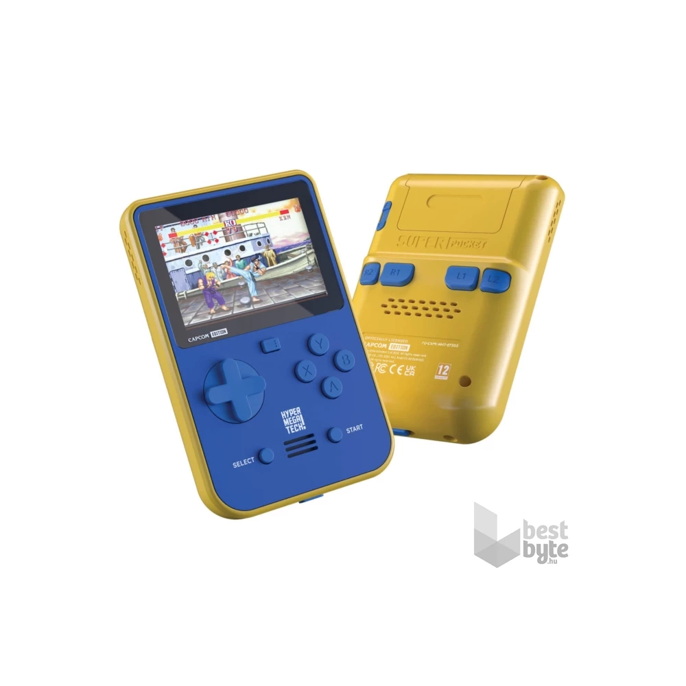 Hyper Mega Tech Retro Gaming Capcom Edition 2,8” hordozható játékkonzol