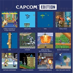 Hyper Mega Tech Retro Gaming Capcom Edition 2,8” hordozható játékkonzol