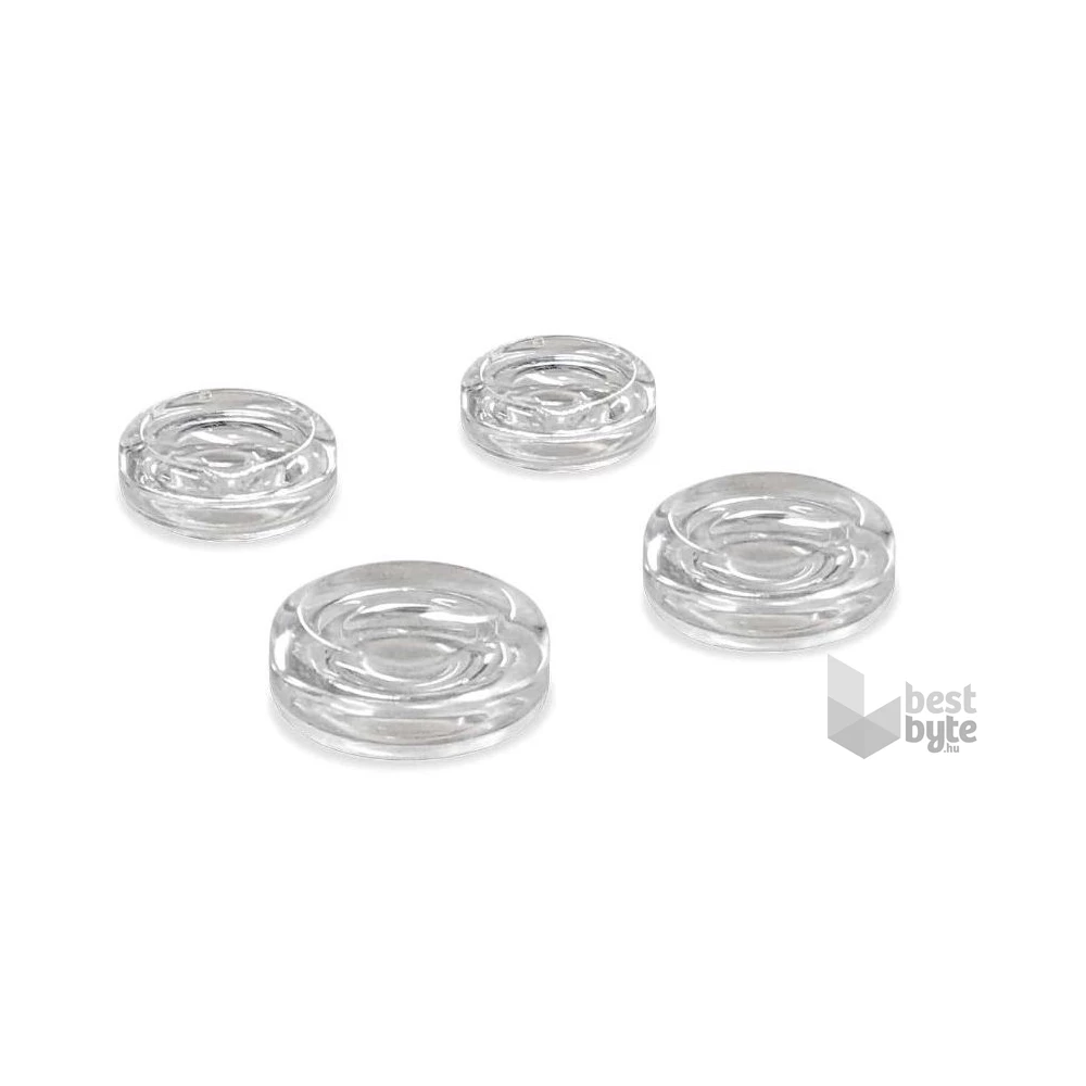 Hyperkin M07534-SW GummiFlex Nintendo Switch átlátszó hüvelykujj csúszásgátló (4 db)