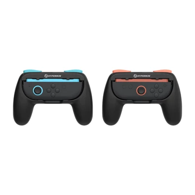 Hyperkin M07717 Nintendo Switch 2 fekete ergonomikus markolat csomag Joy-Con kontrollerhez (2 db)