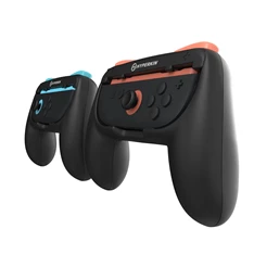 Hyperkin M07717 Nintendo Switch 2 fekete ergonomikus markolat csomag Joy-Con kontrollerhez (2 db)