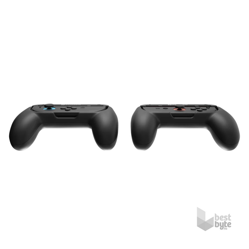 Hyperkin M07717 Nintendo Switch 2 fekete ergonomikus markolat csomag Joy-Con kontrollerhez (2 db)