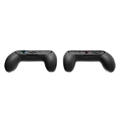 Hyperkin M07717 Nintendo Switch 2 fekete ergonomikus markolat csomag Joy-Con kontrollerhez (2 db)