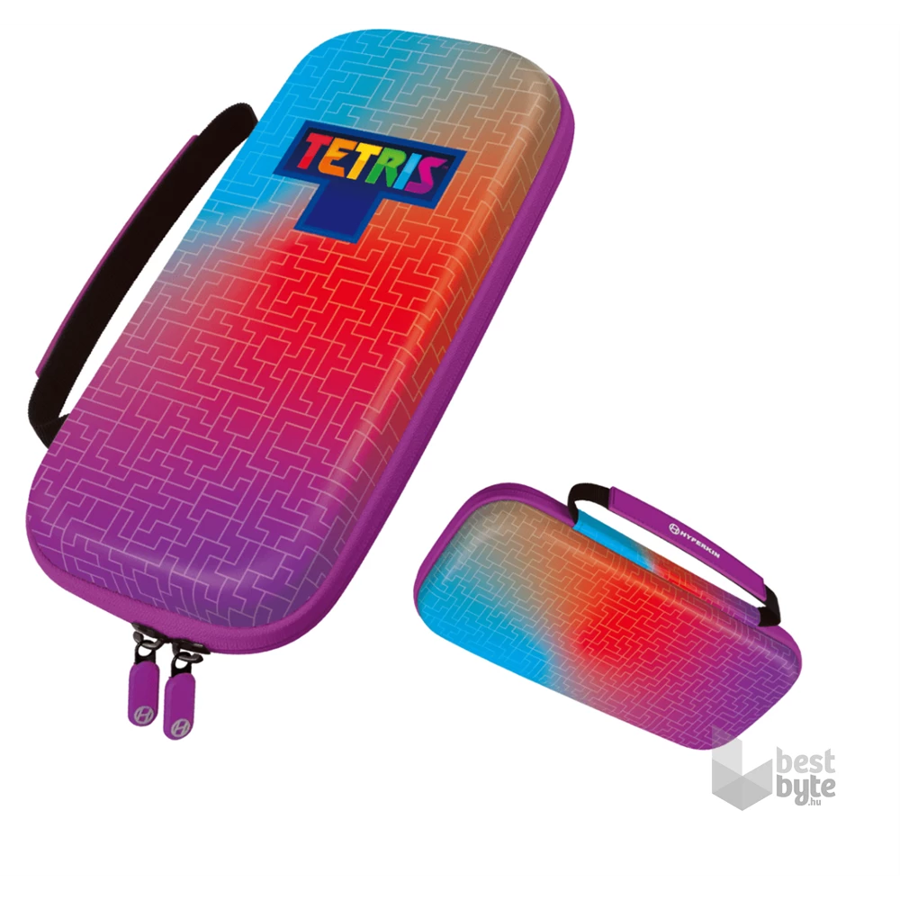 Hyperkin M07541-TEHG Tetris EVA Nintendo Switch/Switch OLED/Switch "Hyper Gradient" erősített utazótok