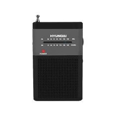 Hyundai HYUPPR310BS fekete hordozható rádió