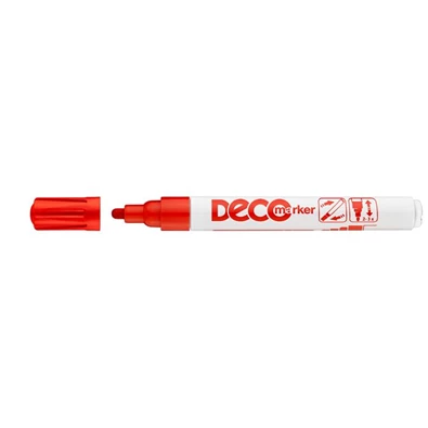 ICO Decomarker D10 piros lakkmarker