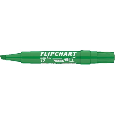 ICO Flipchart 12 zöld marker