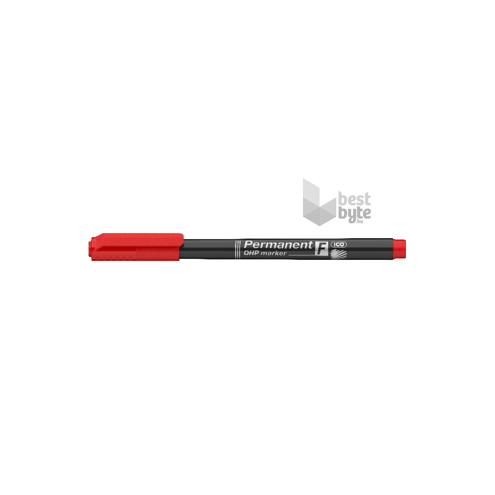 ICO OHP F 0,5mm piros permanent marker