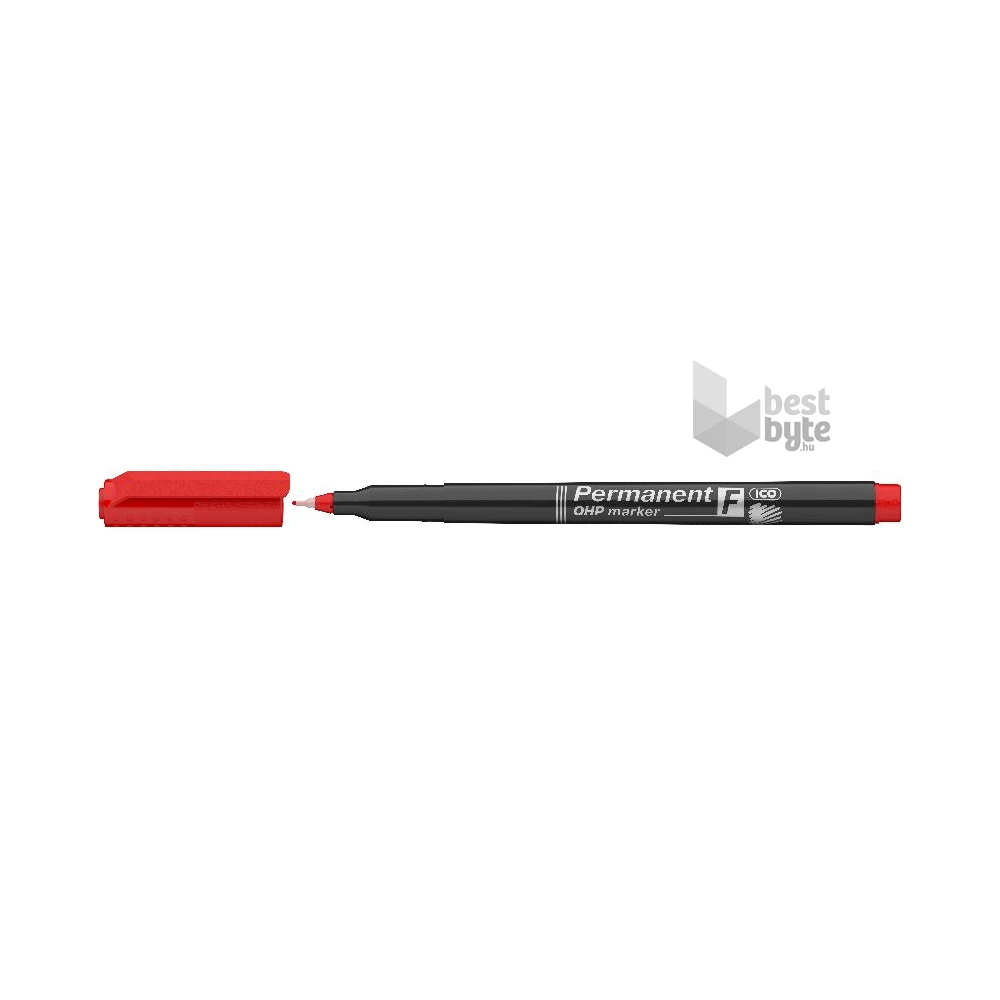 ICO OHP F 0,5mm piros permanent marker