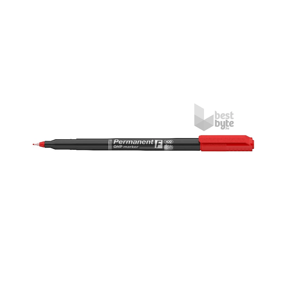 ICO OHP F 0,5mm piros permanent marker
