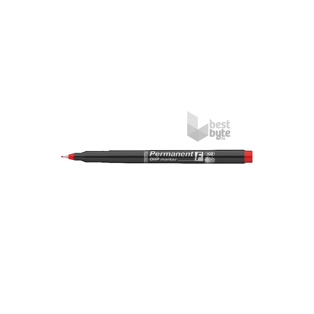 ICO OHP F 0,5mm piros permanent marker