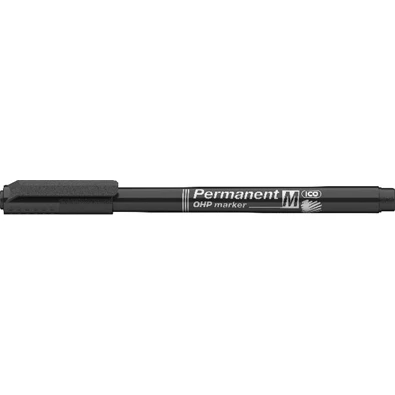 ICO OHP M 1-1,5mm fekete permanent marker
